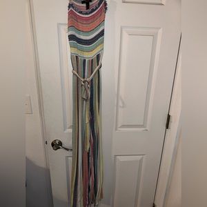 Forever 21 Striped Jumpsuit